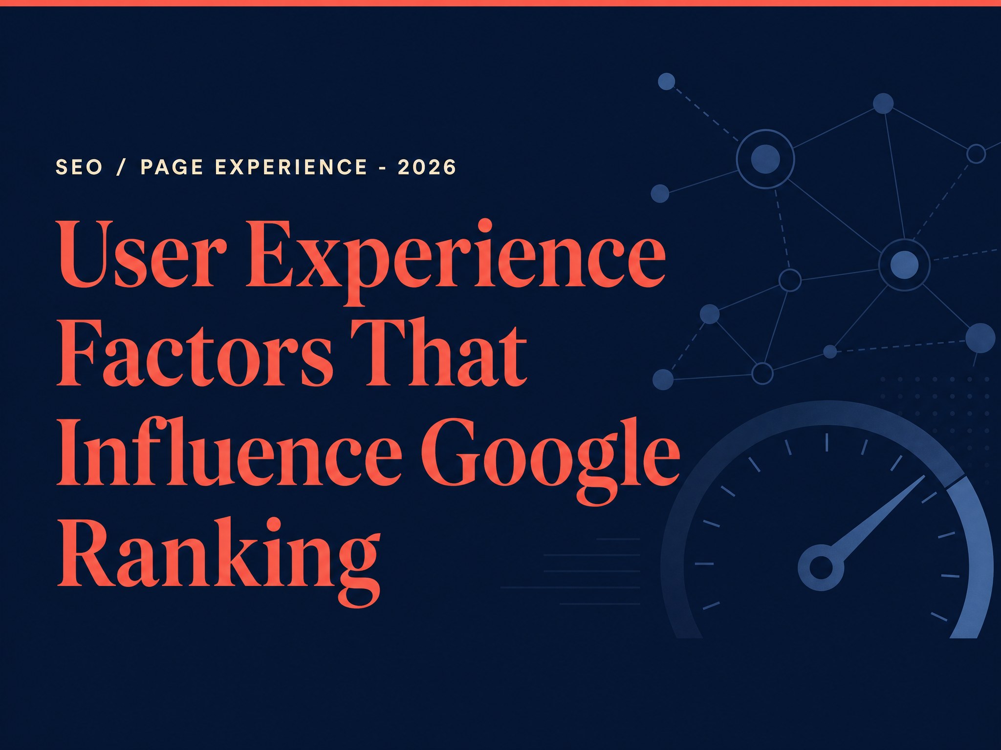 User Experience Factors That Influence Google Ranking (2026)
