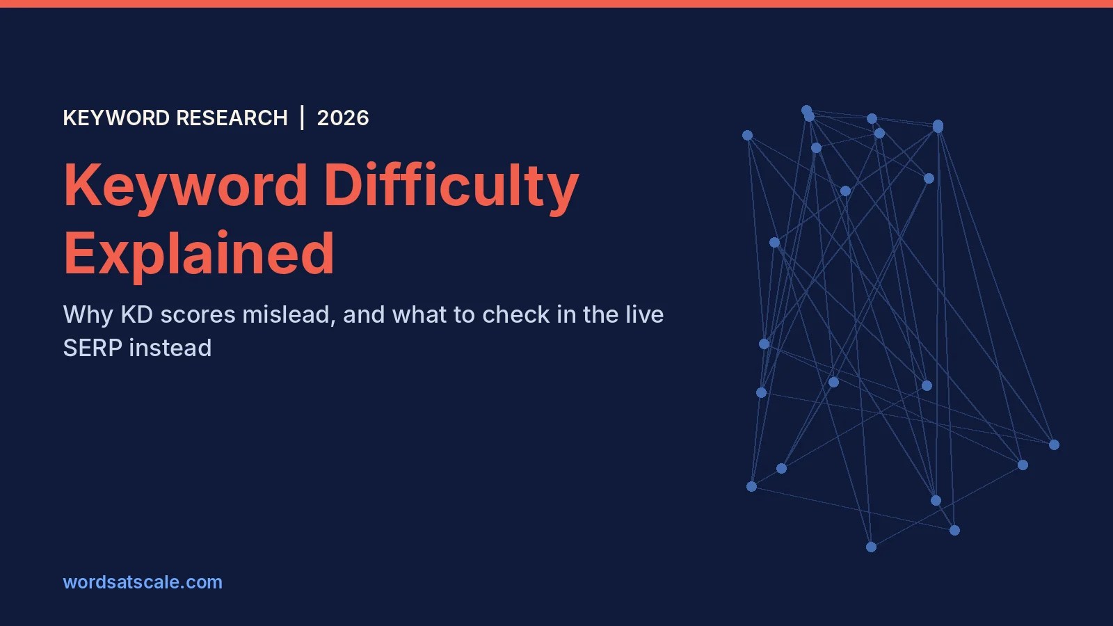 Keyword Difficulty Explained (2026): Why KD Misleads and What to Check Instead