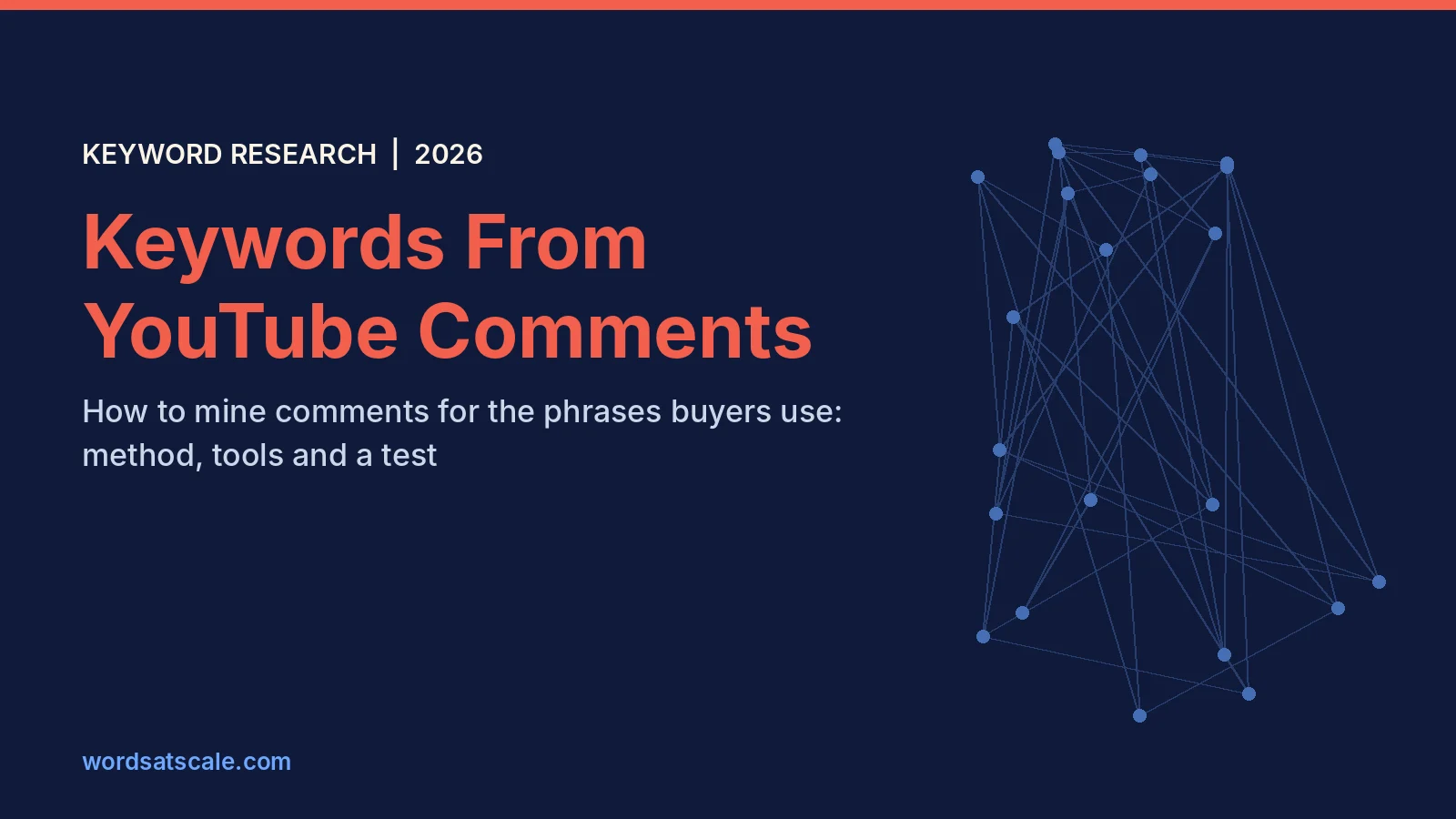 How to Find Keywords in YouTube Comments (2026 Method, Tools and a Test)