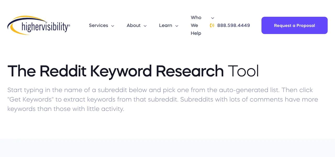 Keyworddit screenshot